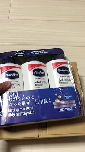 Amazon | ヴァセリン アドバンスドリペア ボディローション 500ml×3本